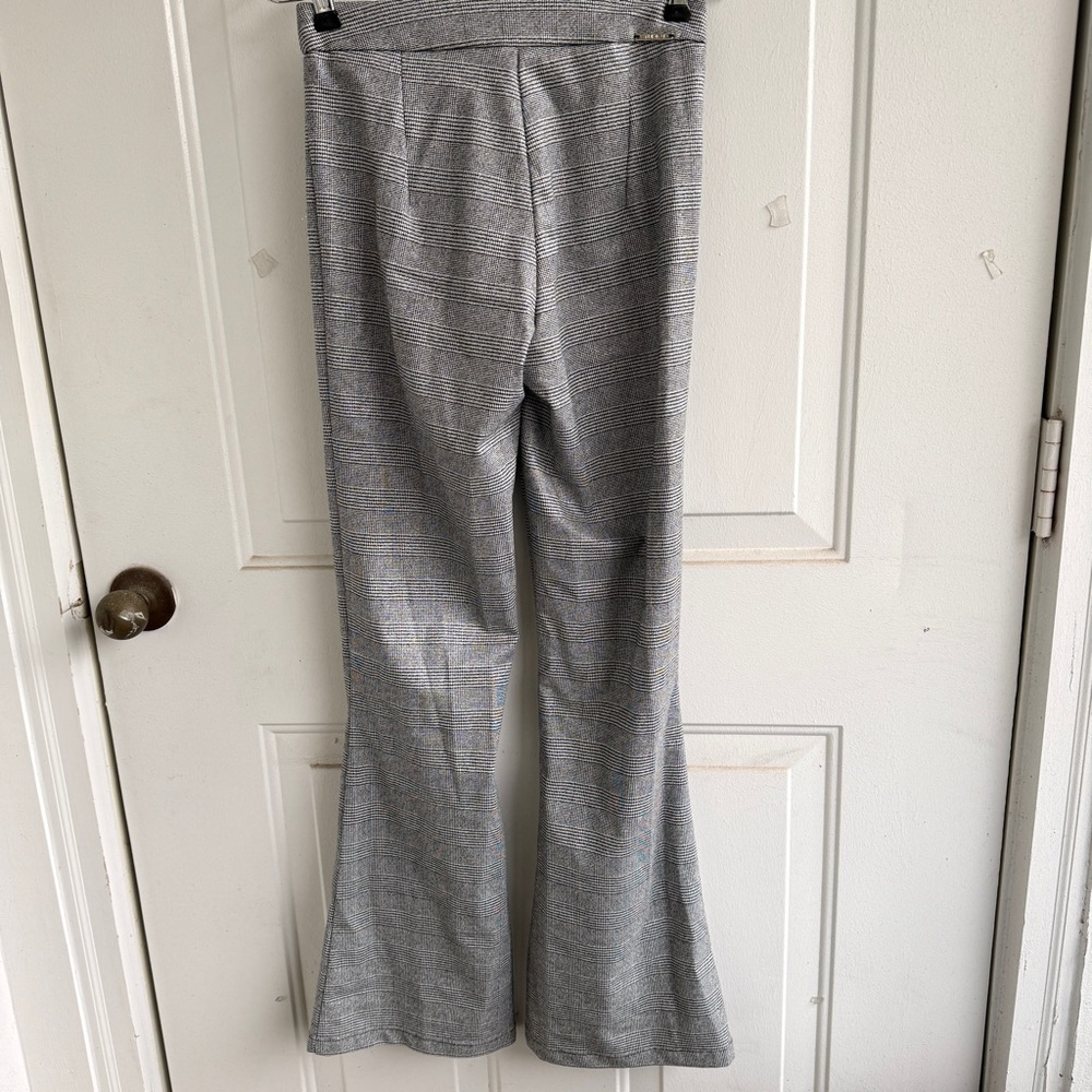 Studio F | Classic Plaid Flared Trousers | Size 4 |‎ Tailored Chic - Picture 3 of 10